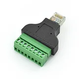 DFRobot RJ45 Male Plug to 8-Pin Terminal Block - Image 1