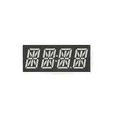 Red 4-Digit 14-Segment Alphanumeric Display - Image 2