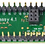 2x3-pin 2mm PTH Header Pins and Socket for Teensy 4.1 Ethernet - Image 6