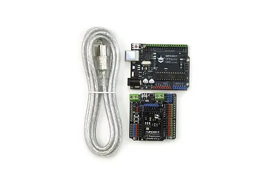 DFRobot DFRduino UNO R3 Kit with IO Expansion Shield & USB Cable