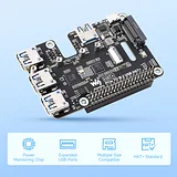 Raspberry Pi 5 PCIe HAT – USB 3.2 Gen1, M.2 NVMe SSD Support - Image 6