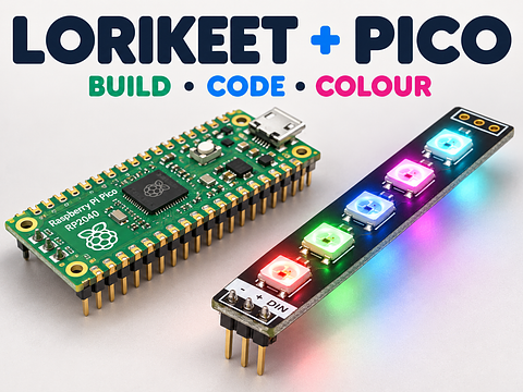 Light the Lorikeet with Raspberry Pi Pico
