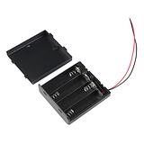 Battery Holder 4xAA with Cover and Switch - Image 1