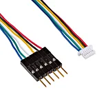 XRP Motor to Breadboard Jumper Cable - 6in. (6-pin JST-SH) - Image 3