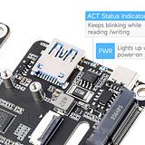 Raspberry Pi 5 PCIe HAT – USB 3.2 Gen1, M.2 NVMe SSD Support - Image 12