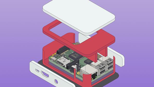 How to Put the Raspberry Pi 3B+ into the Official Red and White Case