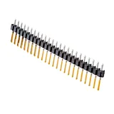 Straight Male Header - Gold Plated, PTH, 0.1in, 24-Pin - Image 1