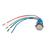 Metal Pushbutton - Momentary (16mm, Red) - Image 2