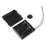 Battery Holder 4xAA with Cover and Switch - Image 3