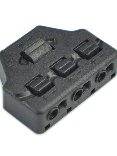 Push-In Wire Connector - 1 Input to 3 Outputs