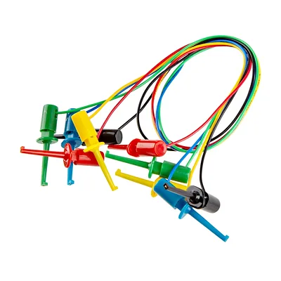 Hook Test Lead Set - Multicoloured (5 Pack)