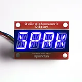 Qwiic Alphanumeric Display - Blue - Image 1