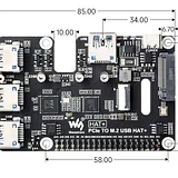 Raspberry Pi 5 PCIe HAT – USB 3.2 Gen1, M.2 NVMe SSD Support - Image 15