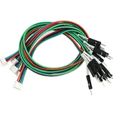 DFRobot Gravity PH2.0 to Male DuPont Tagged Cables 30cm - 5 Pack - Image 2