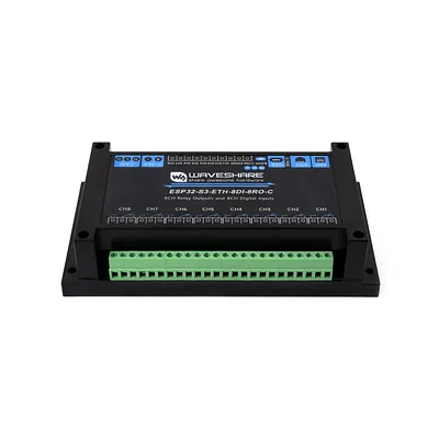 Industrial 8-Channel ESP32-S3 WiFi Relay Module (With POE)