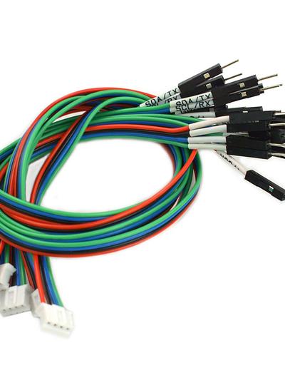 DFRobot Gravity PH2.0 to Male DuPont Tagged Cables 30cm - 5 Pack