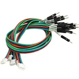 DFRobot Gravity PH2.0 to Male DuPont Tagged Cables 30cm - 5 Pack - Image 1