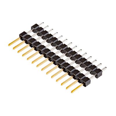Double Insulated Male Header - Gold Plated, 0.1in, 14-Pin