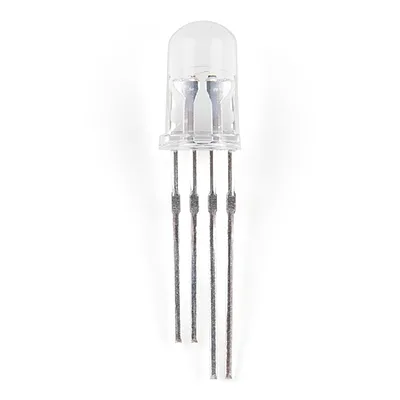 LED - RGB Addressable, PTH, 5mm Clear (5 Pack)
