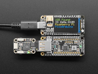USB Host FeatherWing with MAX3421E