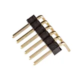 Right-Angle 6-Pin Male Header - PTH 0.1in - Image 1