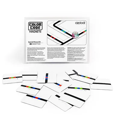 Ozobot Colour Code Magnets Special Moves Kit (18 Tiles)