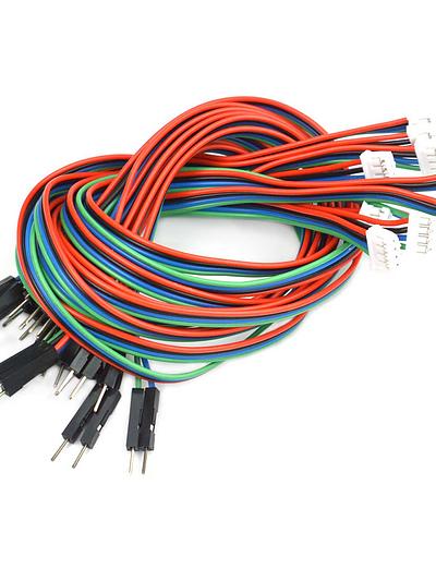 Gravity 4-Pin PH2.0 to DuPont Male I2C/UART Cable Pack 30cm