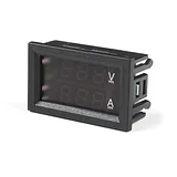Digital DC Voltmeter/Ammeter 30V 10A - Red/Blue - Image 1