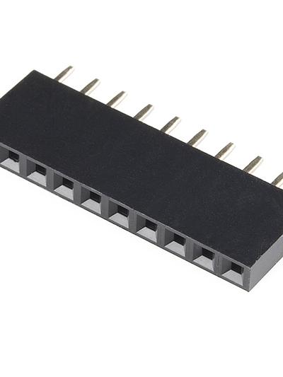 Header - 10-pin Female (PTH, 0.1)