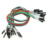 Gravity M/F DuPont Jumper Wires with Tags - 30cm (5 Pack) - Image 1