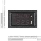 Digital DC Voltmeter/Ammeter 30V 10A - Red/Blue - Image 2