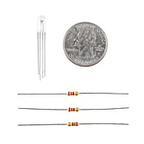 RGB LED (Red, Green, Blue) with Resistors - Image 3