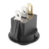 Rocker Switch - Round w/ Blue LED - Image 2