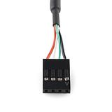 Panel Mount USB to 4-pin Female Header Cable - 6' - Image 2