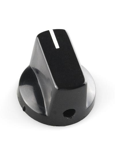 Black Knob - 15x19mm