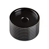 Aluminium Potentiometer Knob - Black 25mm - Image 4