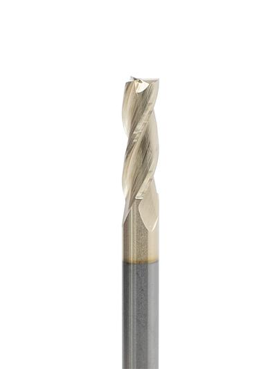 Carbide 3D #201Z ZrN Coated Flat Cutter 0.25in - 2 Pack