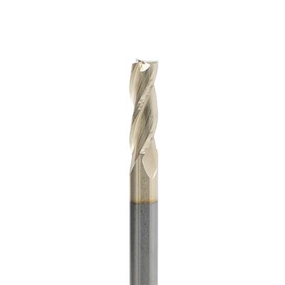 Carbide 3D #201Z ZrN Coated Flat Cutter 0.25in - 2 Pack
