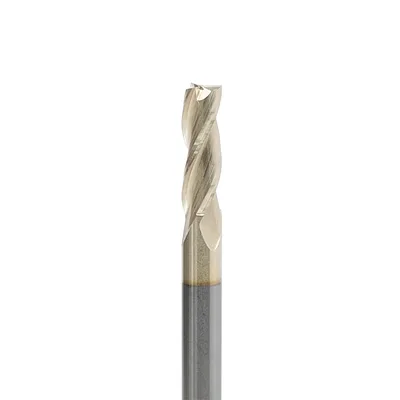 Carbide 3D #201Z ZrN Coated Flat Cutter 0.25in - 2 Pack