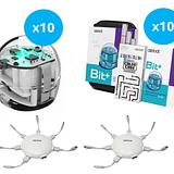 Ozobot Bit+ Kit of 10 with 2 Chargers - Image 1