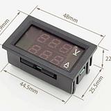 Digital DC Voltmeter/Ammeter 30V 10A - Red/Blue - Image 8