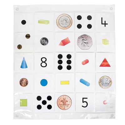 Transparent Pocket Mat 5x5 for Bee-Bot and Blue-Bot