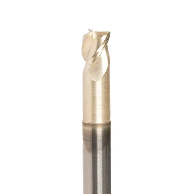 ZrN Coated Flat Stub Cutter - 0.25in Diameter #203Z