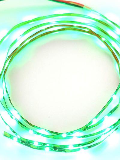 5V Flexible Green LED Strip - 1m, 60 LEDs