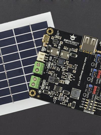 DFRobot Solar Power Manager Kit with 9V Panel
