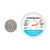 No-Clean Solder Wick #4 Light Blue - 2.5mm x 5ft - Image 4