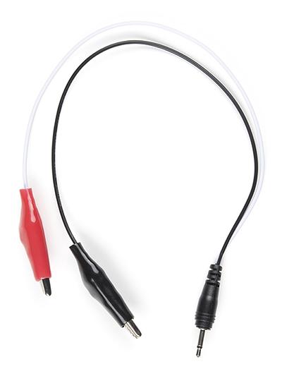 2.5mm Mono Audio Cable to Alligator Clips