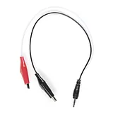 2.5mm Mono Audio Cable to Alligator Clips - Image 1