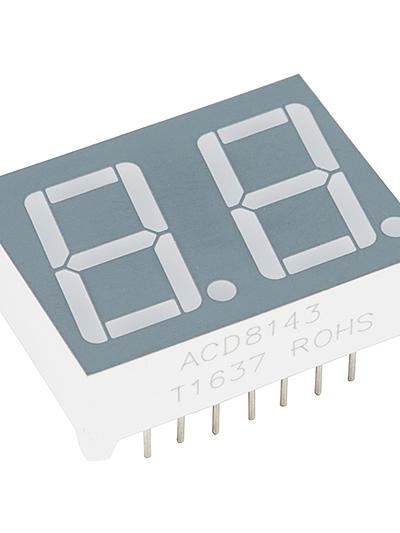 Dual 7-Segment Display - LED (RGB)