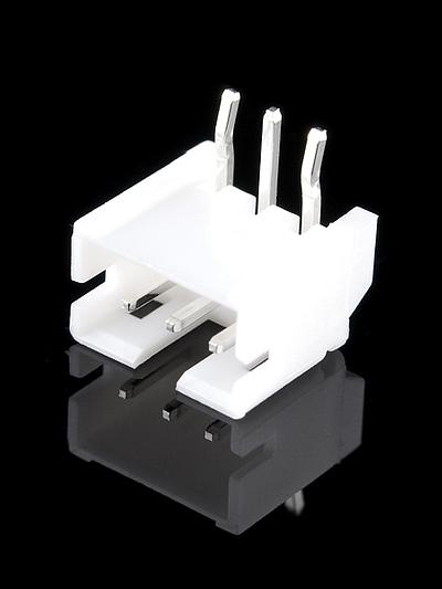 JST Right Angle Connector - Through-Hole 3-Pin